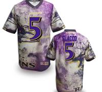 Baltimore Ravens #5 Flaccd Mens Stitched NFL Elite Fanatical Version Jersey (10)