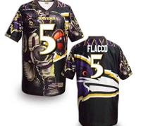 Baltimore Ravens #5 Flaccd Mens Stitched NFL Elite Fanatical Version Jersey (9)