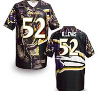 Baltimore Ravens #52 R.lewis Men's Stitched NFL Elite Fanatical Version Jersey (1)