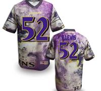 Baltimore Ravens #52 R.lewis Men's Stitched NFL Elite Fanatical Version Jersey (2)