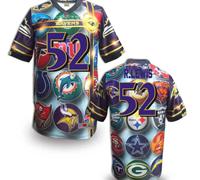 Baltimore Ravens #52 R.lewis Men's Stitched NFL Elite Fanatical Version Jersey (3)