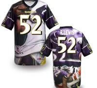 Baltimore Ravens #52 R.lewis Men's Stitched NFL Elite Fanatical Version Jersey (8)