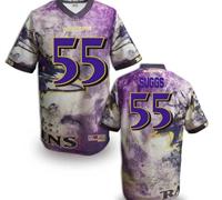 Baltimore Ravens #55 Suggs Men's Stitched NFL Elite Fanatical Version Jersey (8)