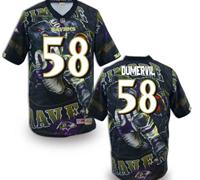 Baltimore Ravens #58 Dumervil Men's Stitched NFL Elite Fanatical Version Jersey (1)