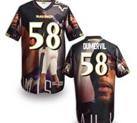 Baltimore Ravens #58 Dumervil Men's Stitched NFL Elite Fanatical Version Jersey (4)