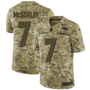 Baltimore Ravens #7 Trace McSorley 2018 Green Sault to service Jersey