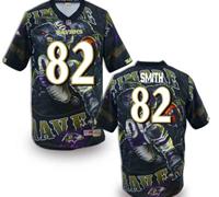 Baltimore Ravens #82 Smith Men's Stitched NFL Elite Fanatical Version Jersey (7)