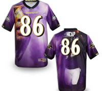 Baltimore Ravens #86 Heap Men's Stitched NFL Elite Fanatical Version Jersey (5)