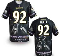Baltimore Ravens #92 Ngata Men's Stitched NFL Elite Fanatical Version Jersey (1)