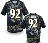 Baltimore Ravens #92 Ngata Men's Stitched NFL Elite Fanatical Version Jersey (10)