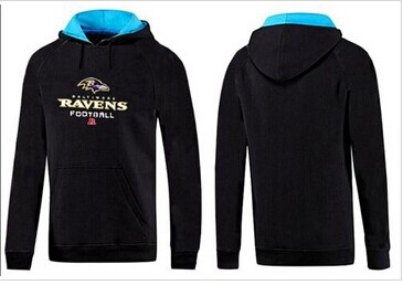 Baltimore Ravens Critical Victory Pullover Hoodie Black & Blue