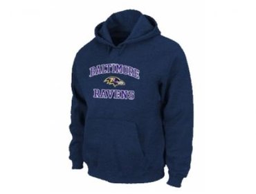 Baltimore Ravens Heart & Soul Pullover Hoodie D.Blue