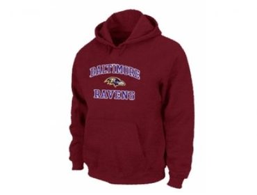 Baltimore Ravens Heart & Soul Pullover Hoodie Red