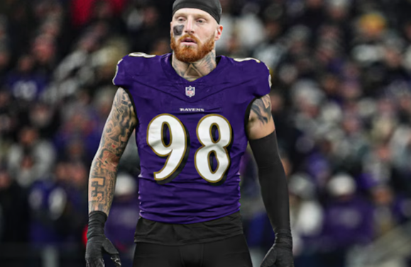 Baltimore Ravens Maxx Crosby 98 football jersey