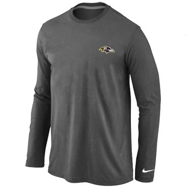 Baltimore Ravens Sideline Legend Authentic Long Sleeve T-Shirt D.Grey