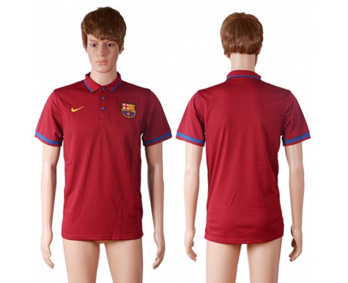 Barcelona Blank Away Polo T-shirt