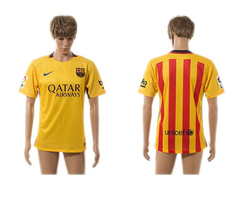 Barcelona Blank Thai Version Away Soccer Club Jersey