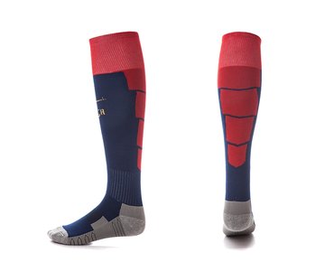 Barcelona Home Soccer Socks02