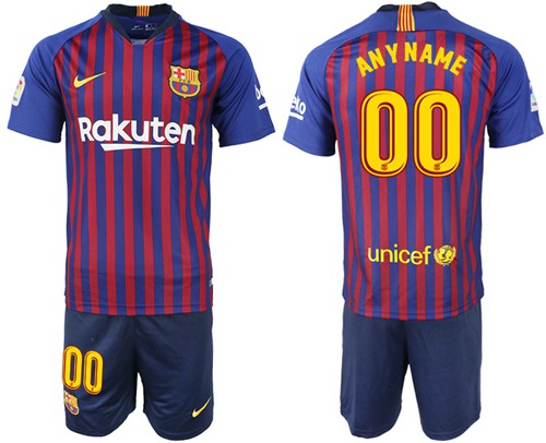 Barcelona Personalized Home Soccer Club Jersey