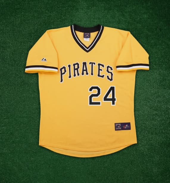Barry Bonds Pittsburgh Pirates Cooperstown Men's Gold Throwback Jersey