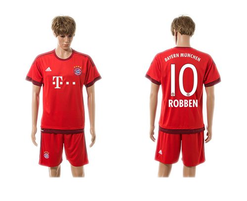 Bayern Munchen #10 Robben Home Soccer Club Jersey