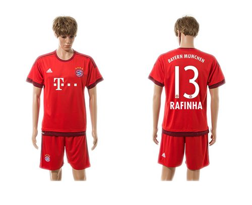 Bayern Munchen #13 Rafinha Home Soccer Club Jersey