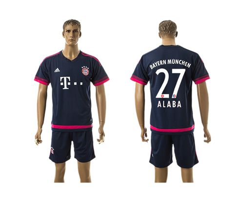 Bayern Munchen #27 Alaba Blue Soccer Club Jersey