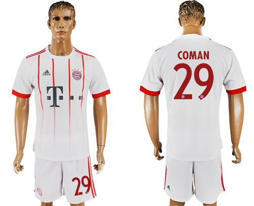 Bayern Munchen #29 Coman Sec Away Soccer Club Jersey