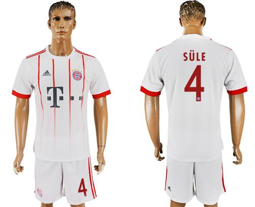 Bayern Munchen #4 Sule Sec Away Soccer Club Jersey