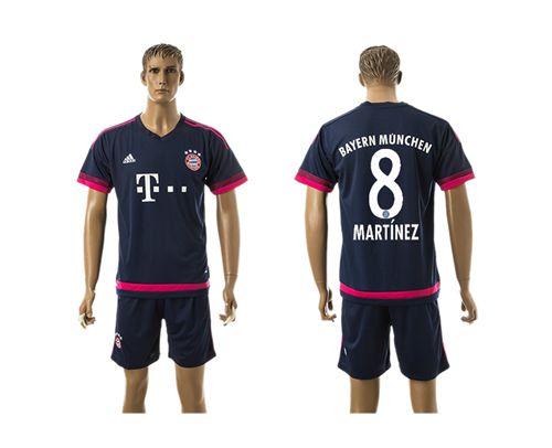 Bayern Munchen #8 Martinez Blue Soccer Club Jersey