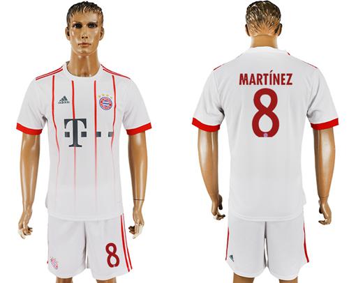Bayern Munchen #8 Martinez Sec Away Soccer Club Jersey