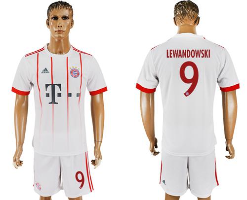 Bayern Munchen #9 Lewandowski Sec Away Soccer Club Jersey