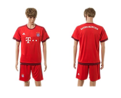Bayern Munchen Blank Home Soccer Club Jersey