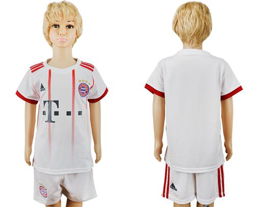 Bayern Munchen Blank SEC Away Kid Soccer Club Jersey