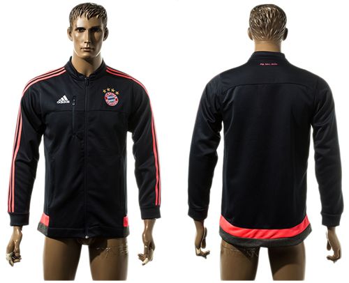 Bayern Munchen Soccer Jackets Black
