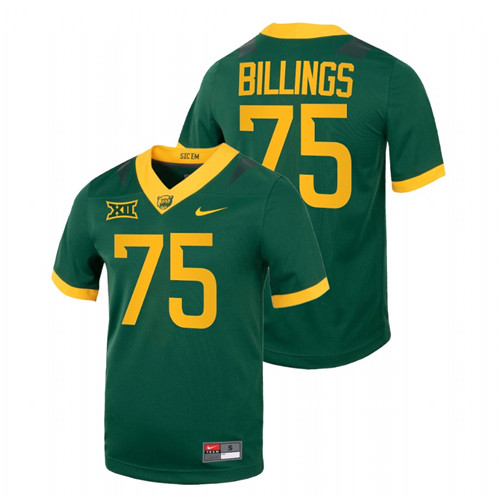 Baylor Bears Andrew Billings College Football Green Jersey NFL Alumni
