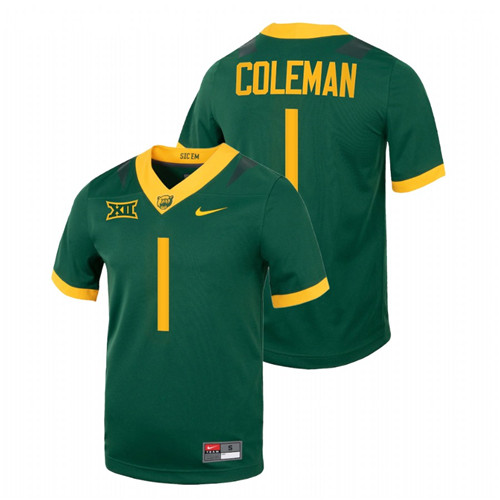 Baylor Bears Corey Coleman College Football Green Jersey NFL Alumni