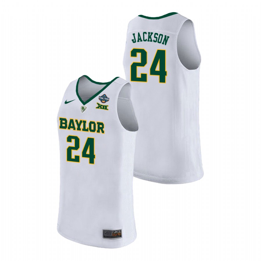 Baylor Bears White Chloe Jackson 2019 NCAA Women's Basketball Champions Jersey
