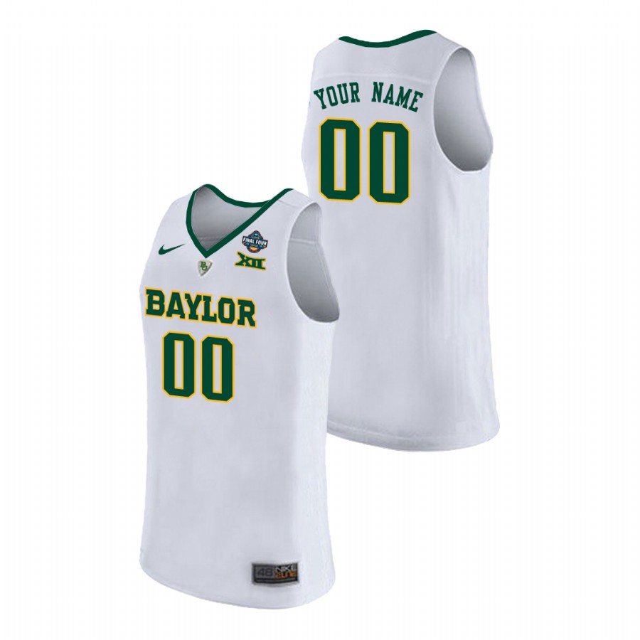 Baylor Bears White Custom 2019 NCAA Women's Basketball Champions Jersey