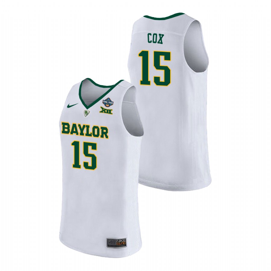 Baylor Bears White Lauren Cox 2019 NCAA Women's Basketball Champions Jersey