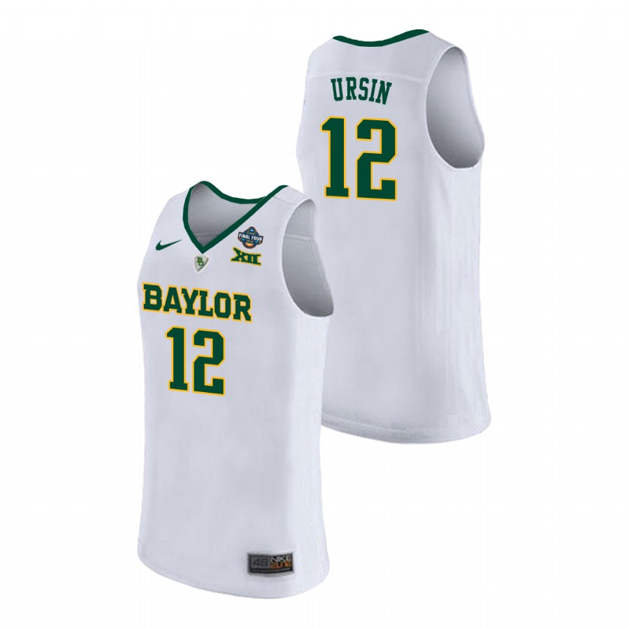 Baylor Bears White Moon Ursin 2019 NCAA Women's Basketball Champions Jersey