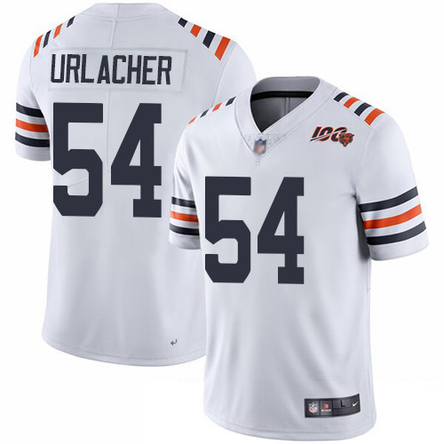 Bears #54 Brian Urlacher White Alternate Youth Stitched Football Vapor Untouchable Limited 100th Season Jersey