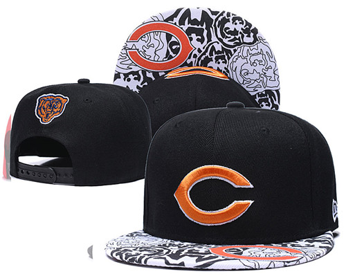 Bears Team Black Adjustable Hat GS