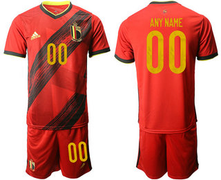 Belgium Customized Home UEFA Euro 2020 Soccer Jersey