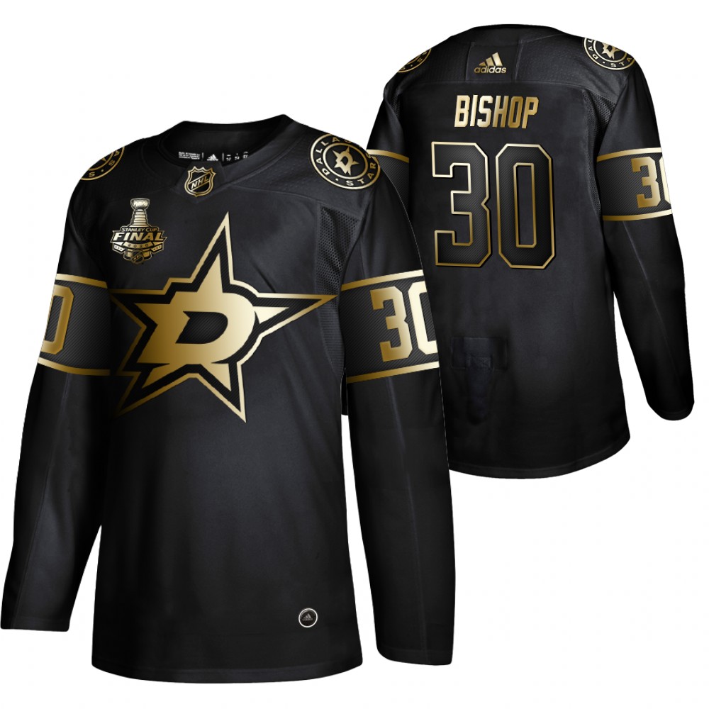 Ben Bishop Stars 2020 Stanley Cup Final Bound Black Golden Limited Edition Jersey
