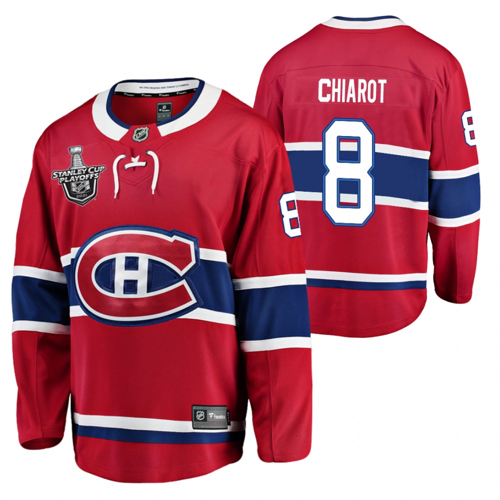 Ben Chiarot Canadiens 2021 Stanley Cup Final Red Jersey