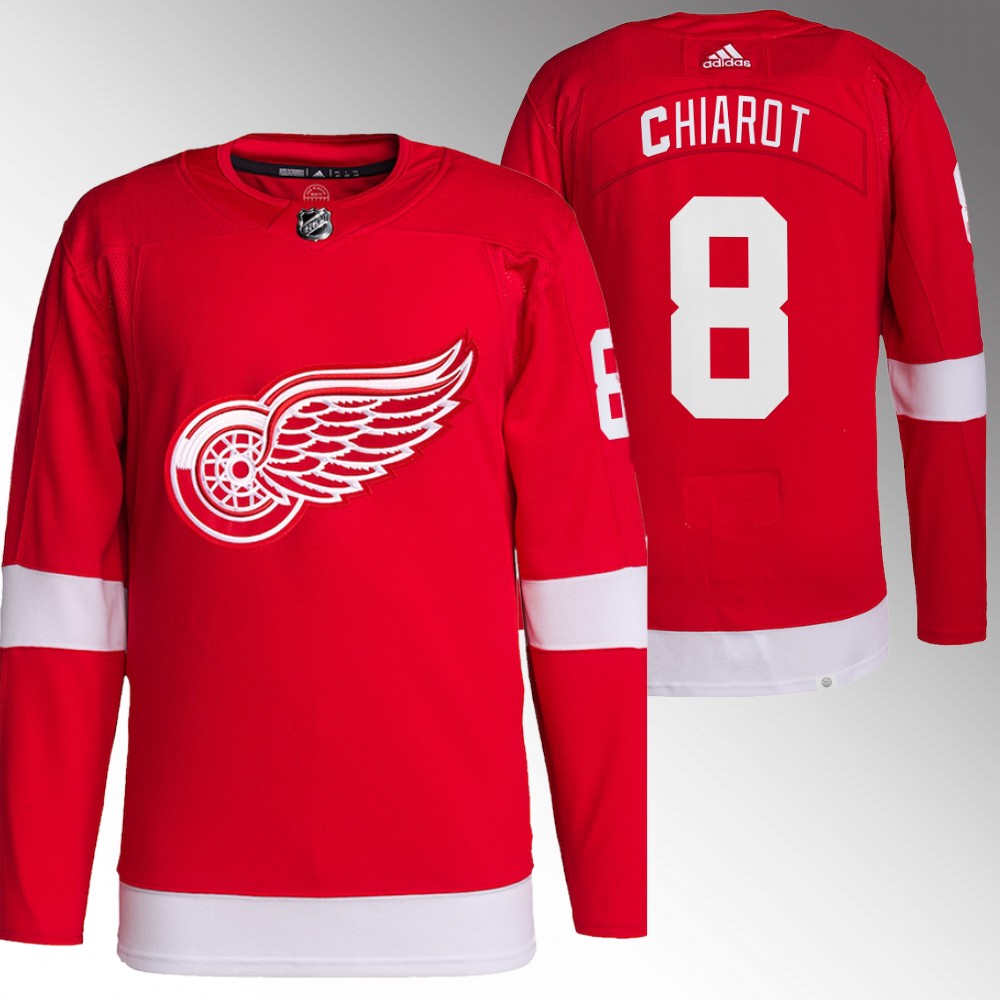 Ben Chiarot Detroit Red Wings Red Primegreen Authentic Home Jersey