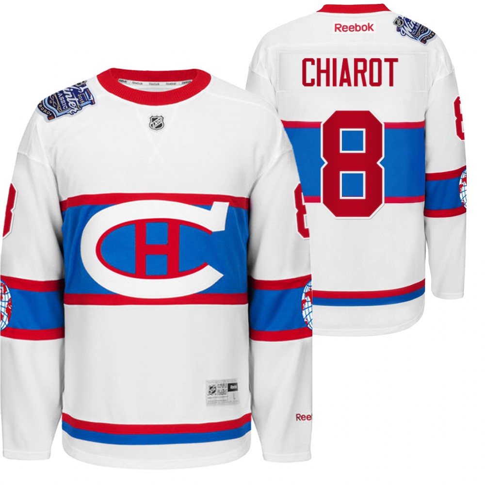 Ben Chiarot Montreal Canadiens Throwback to World White Winter Classic Jersey