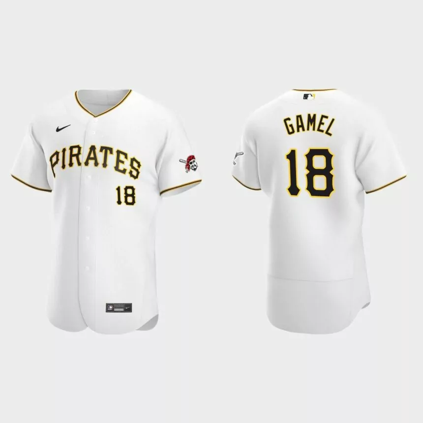 Ben Gamel Pittsburgh Pirates Authentic Home Jersey – White