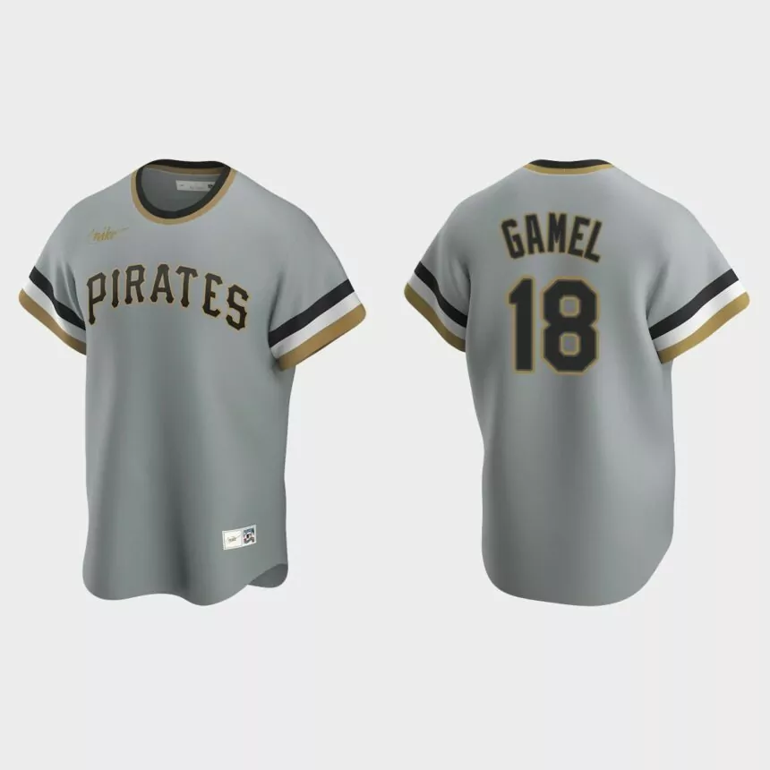 Ben Gamel Pittsburgh Pirates Cooperstown Collection Road Jersey – Gray